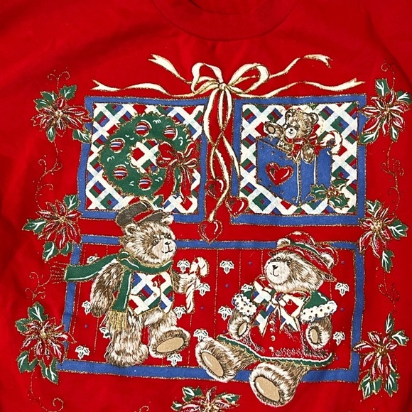 Vintage Christmas Nutcracker Ugly Sweater Party Xmas Holiday Sweatshirt - Picture 3 of 9